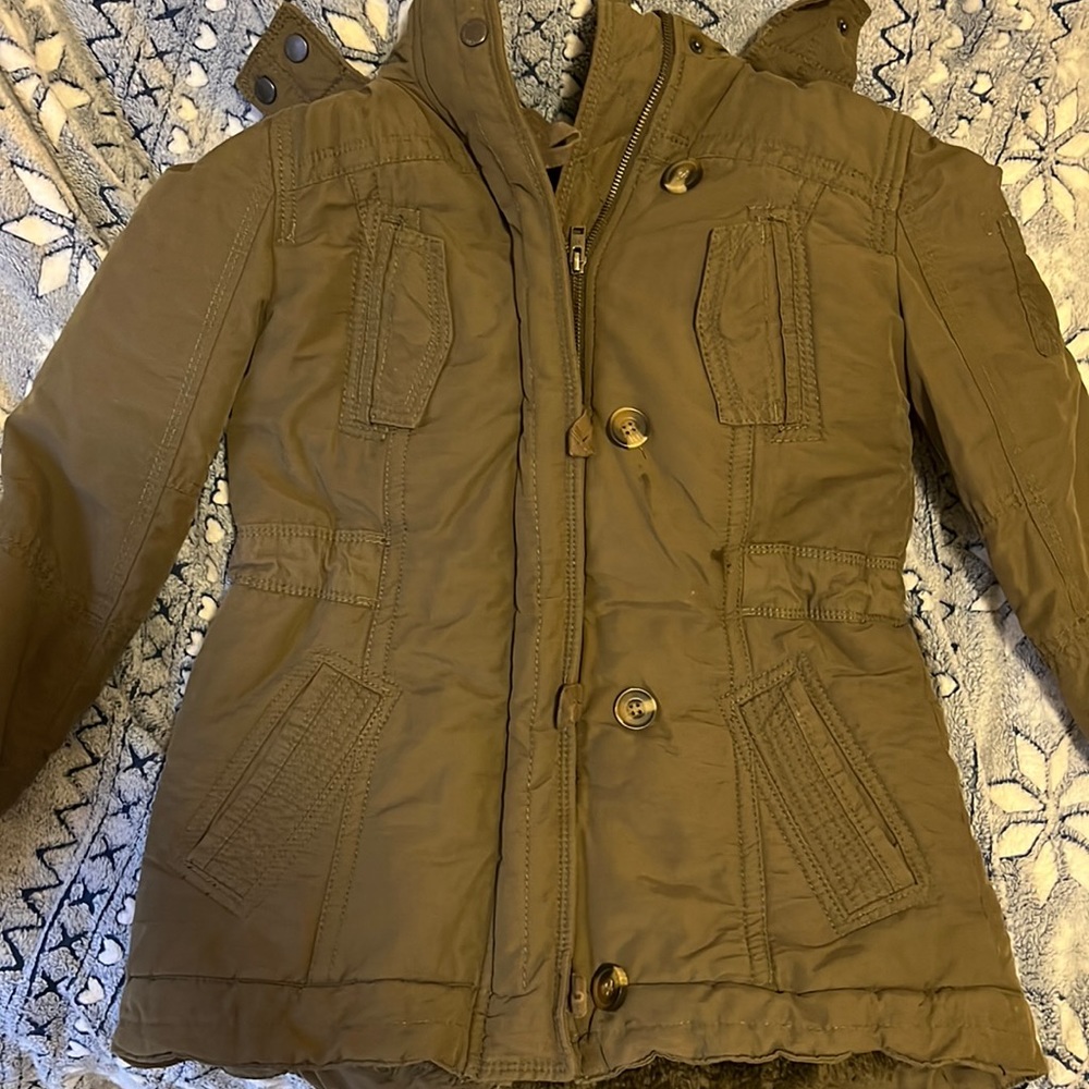 Army Green American Eagle Winter Coat.